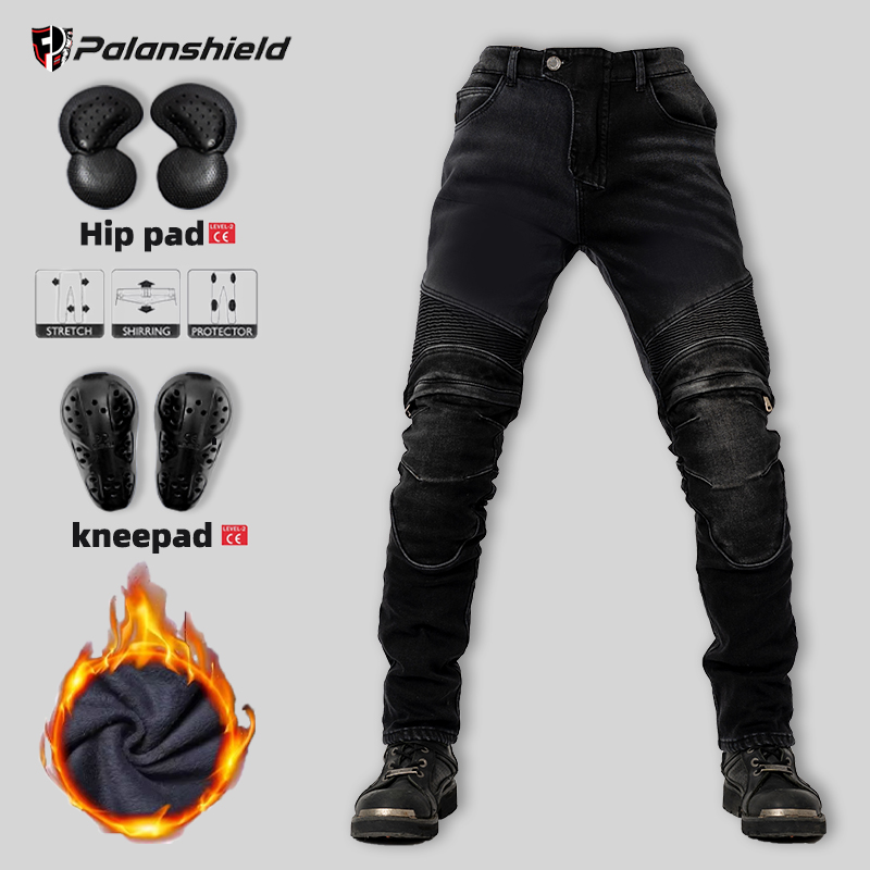 Motorcycle Gear For Winter - Winter Motorcycle Pants warm Men Kevlar