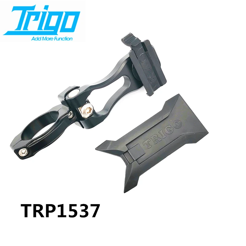 Phone Mount Handlebar - TRIGO TRP1537 Road Bicycle Black Handlebar