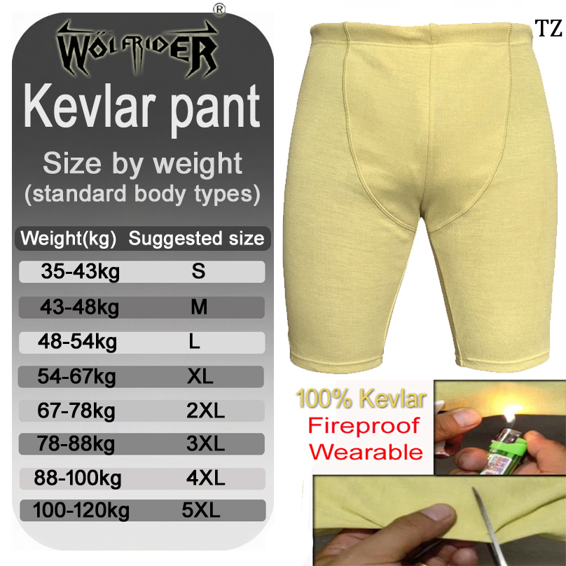 Motorcycle Gear Essentials - Motorcycle Kevlar Shorts Aramid Fiber Fireproof