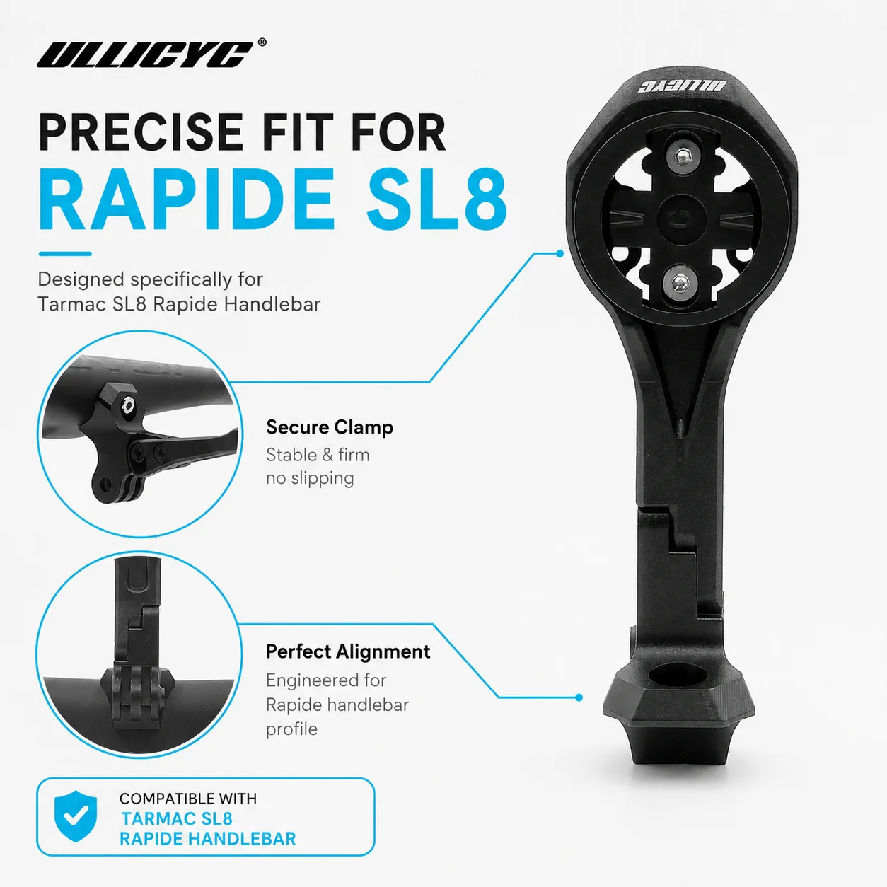 Phone Mount Handlebar - ULLICYC For SL8 Rapide Integrated Handlebar
