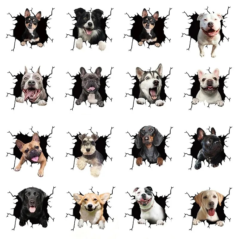Motorcycle Gear For Dogs - 1Pc French Bulldog Dog Sticker Waterproof