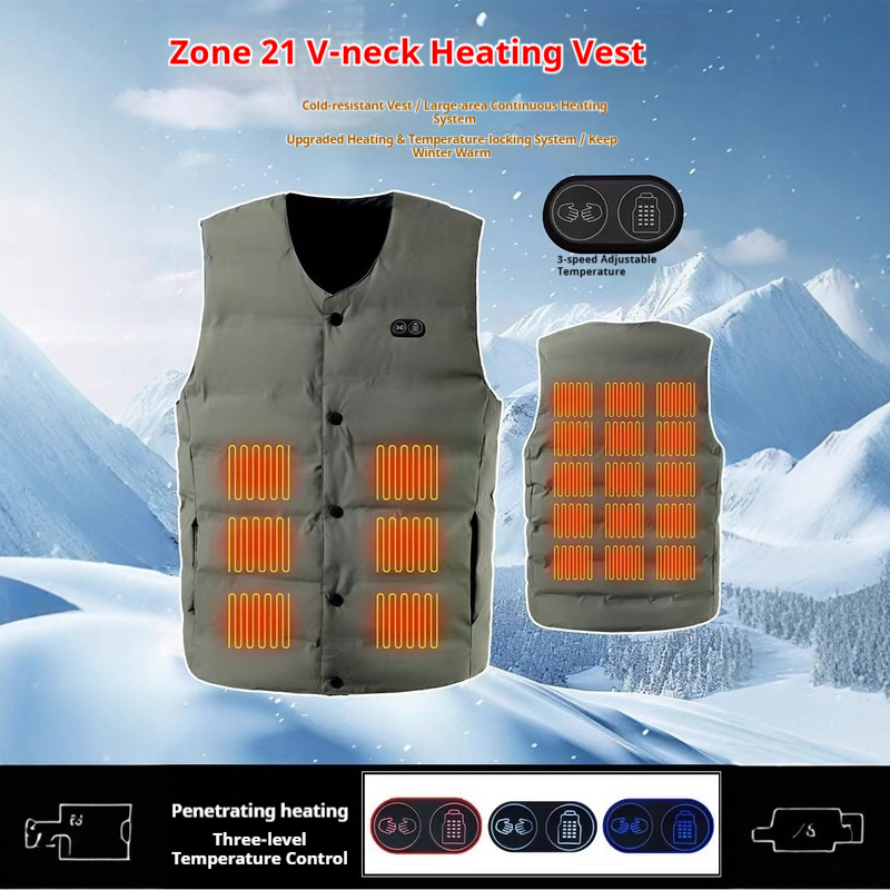 Motorcycle Gear For Winter - Winter New Style 21 Zone V-Neck