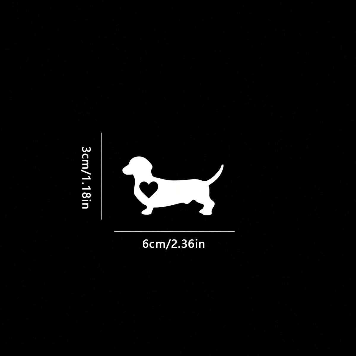 1 Pack Shape Dachshund Car Sti - Motorcycle Gear For Dogs review and price