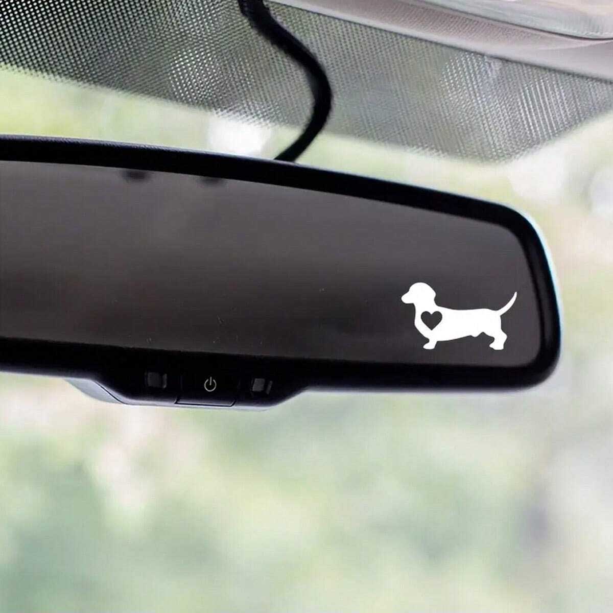 1 Pack Shape Dachshund Car Sti - Motorcycle Gear For Dogs review and price