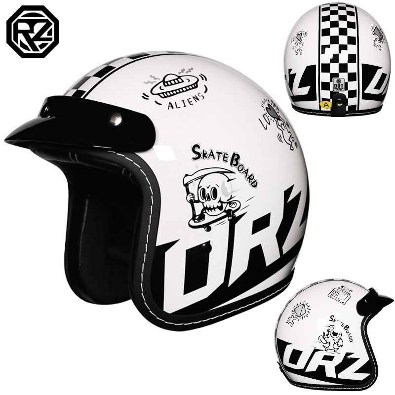 ORZ Retro Semi-open Motorcycle - Motorcycle Gear For Winter review and price