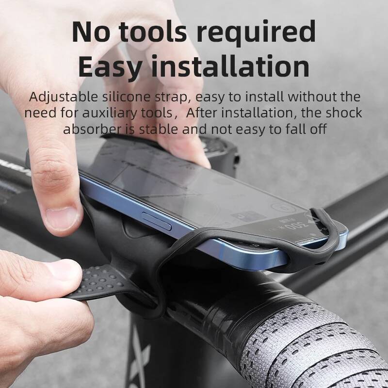 Universal Silicone Bike Bicycl - Phone Mount Handlebar review and price