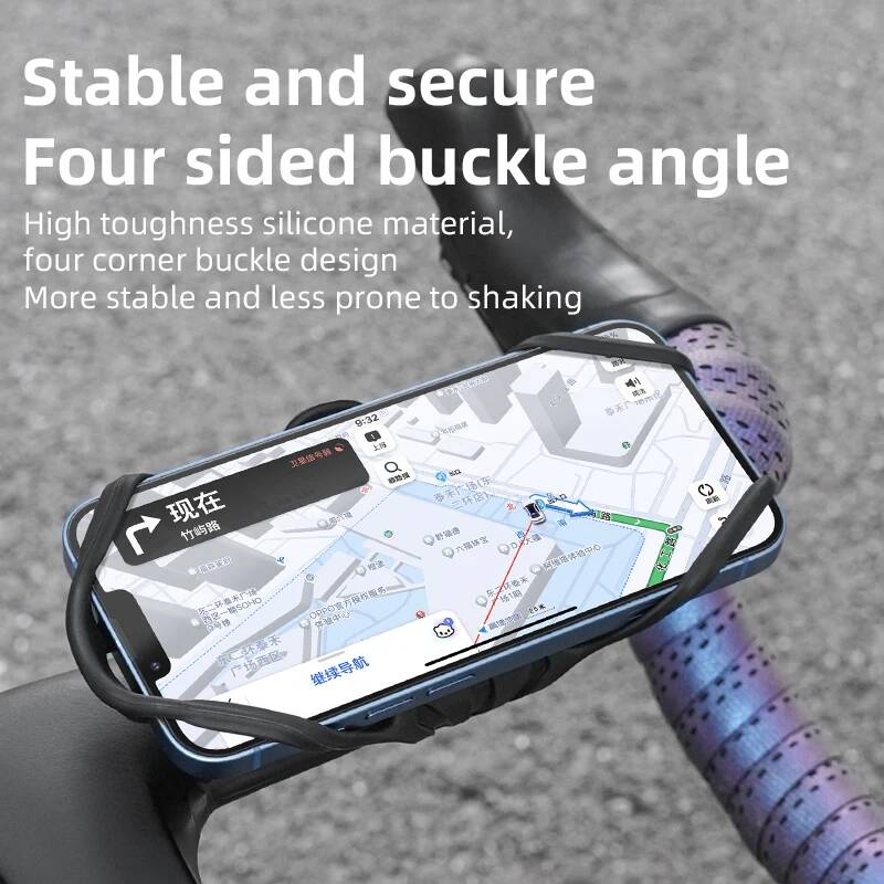 Universal Silicone Bike Bicycl - Phone Mount Handlebar review and price