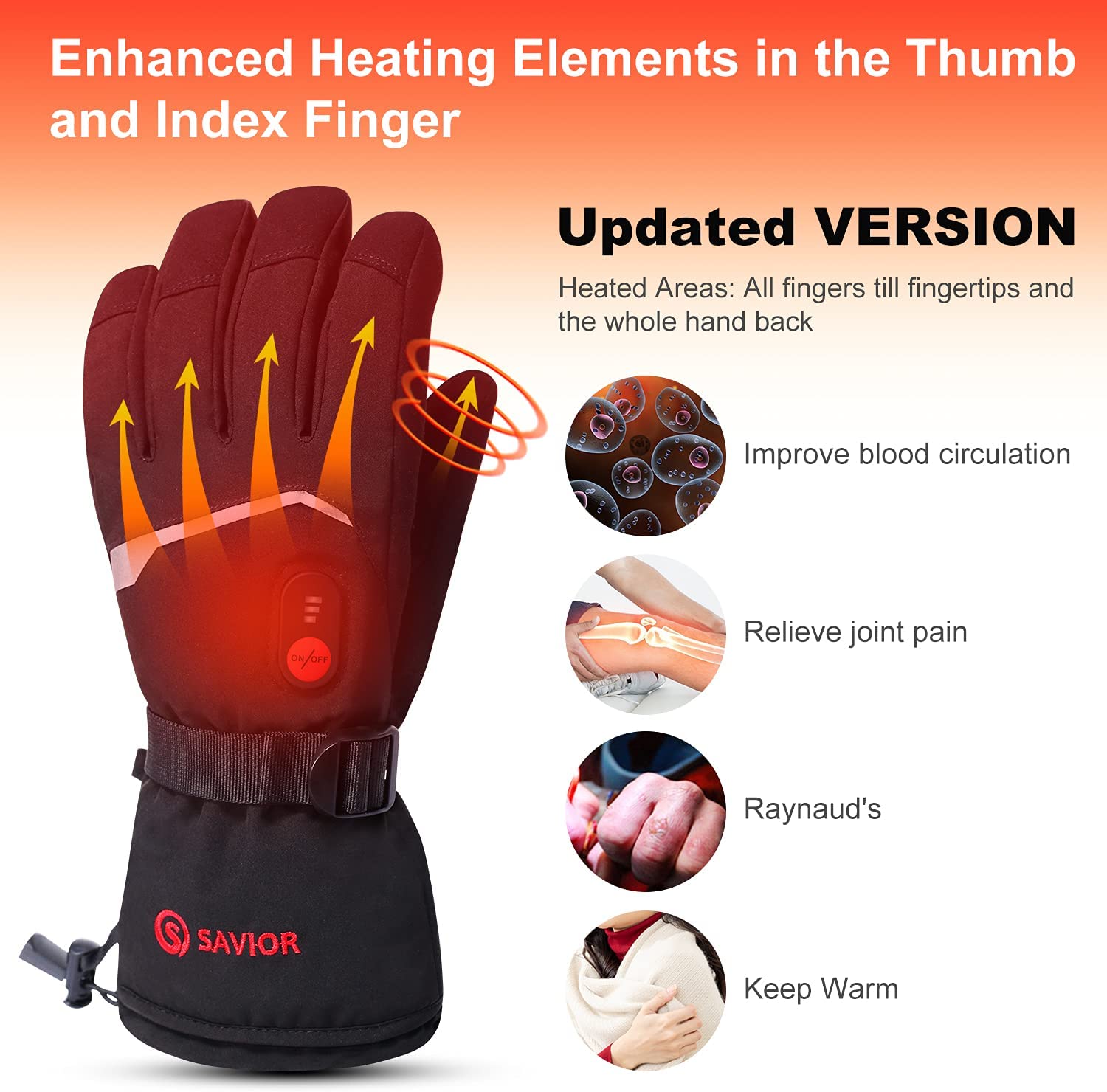 SNOW DEER Winter Heated Gloves - Motorcycle Gear For Winter review and price
