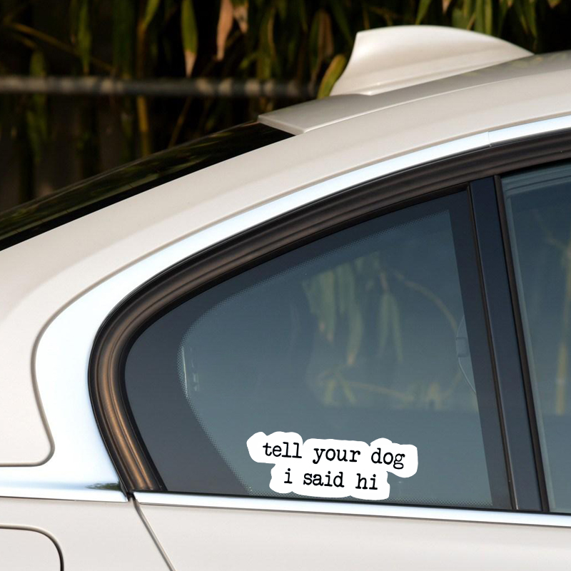 Creative text stickers tell yo - Motorcycle Gear For Dogs review and price