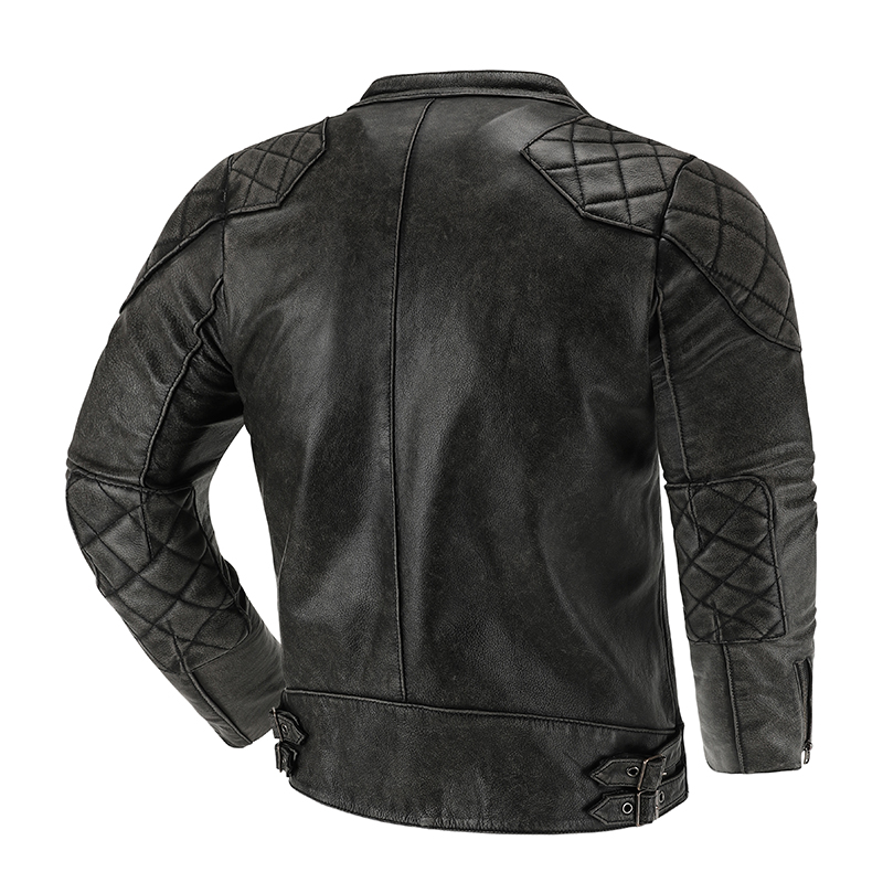 Retro Leather Jacket Motorcycl - Motorcycle Gear For Winter review and price