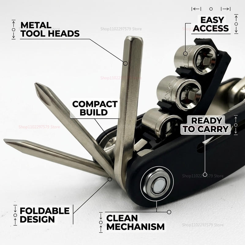 16 in 1 Mountain Bike Multi To - Motorcycle Gear Essentials review and price