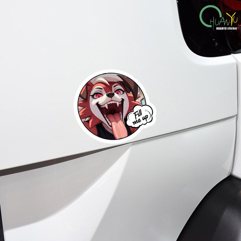 Car sticker fox dog head perso - Motorcycle Gear For Dogs review and price