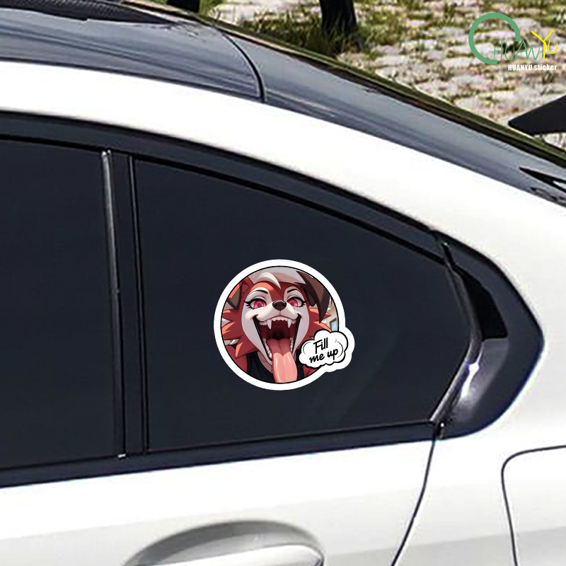 Car sticker fox dog head perso - Motorcycle Gear For Dogs review and price